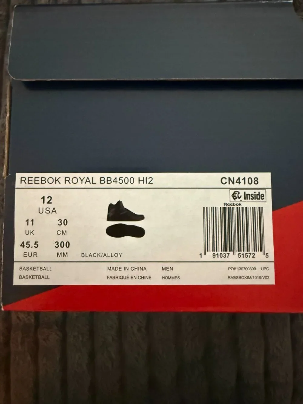 Reebok High Top Sneakers